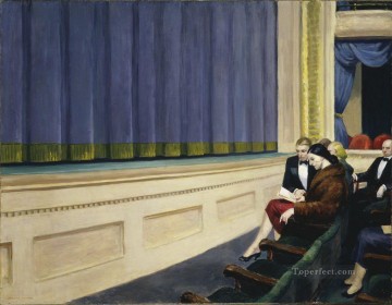 Orquesta de primera fila Edward Hopper Pinturas al óleo